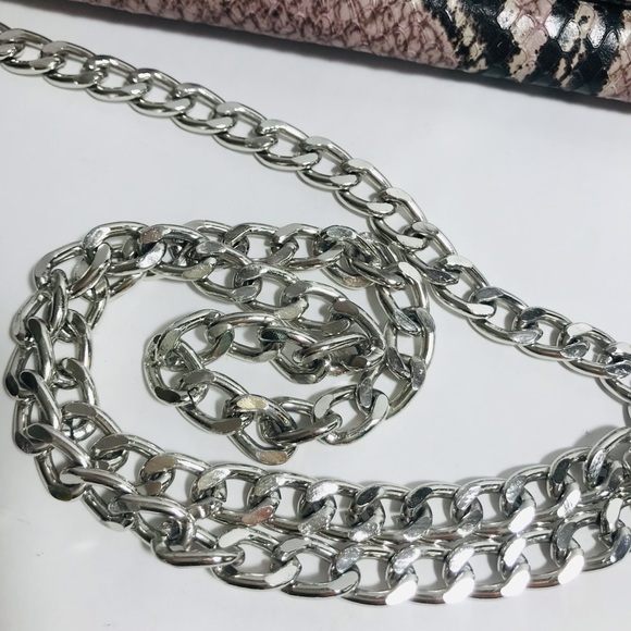 Marina Rinaldi Snakeskin Crossbody Clutch Bag - Picture 11 of 15